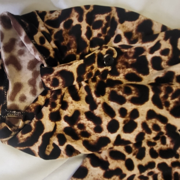 Leopard Printed Casual Top - Picture 4 of 4